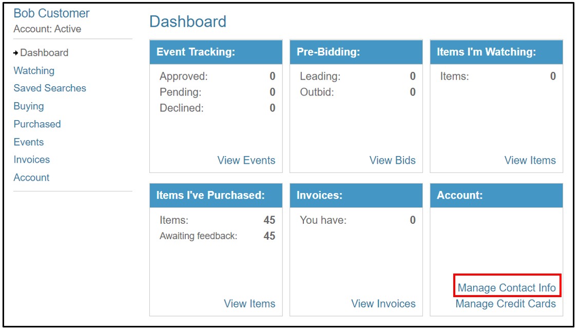 Managing Auction Alerts Proxibid